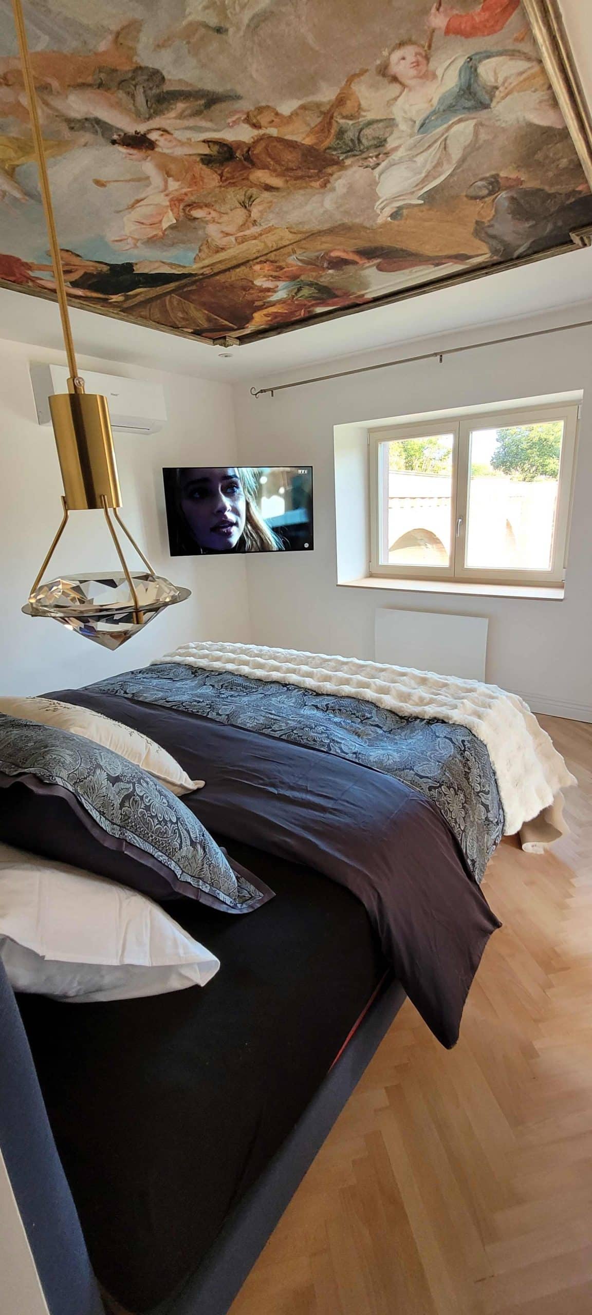 Chambre vu vers l'exterieur