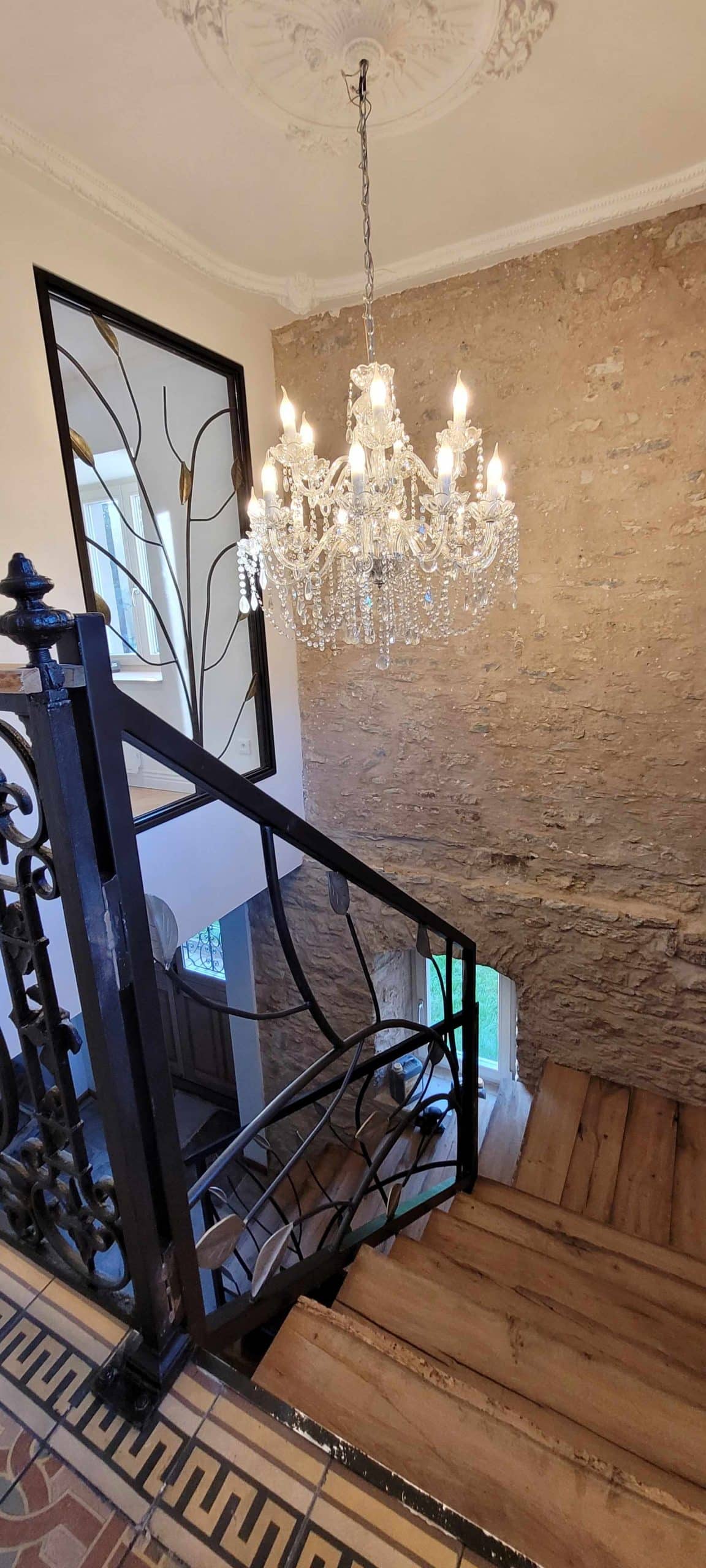 Escalier lustre